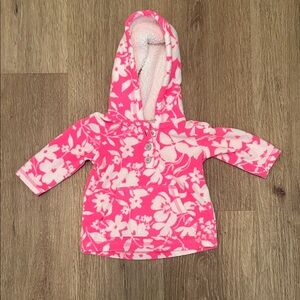 Carter's Pink Floral Hoodie